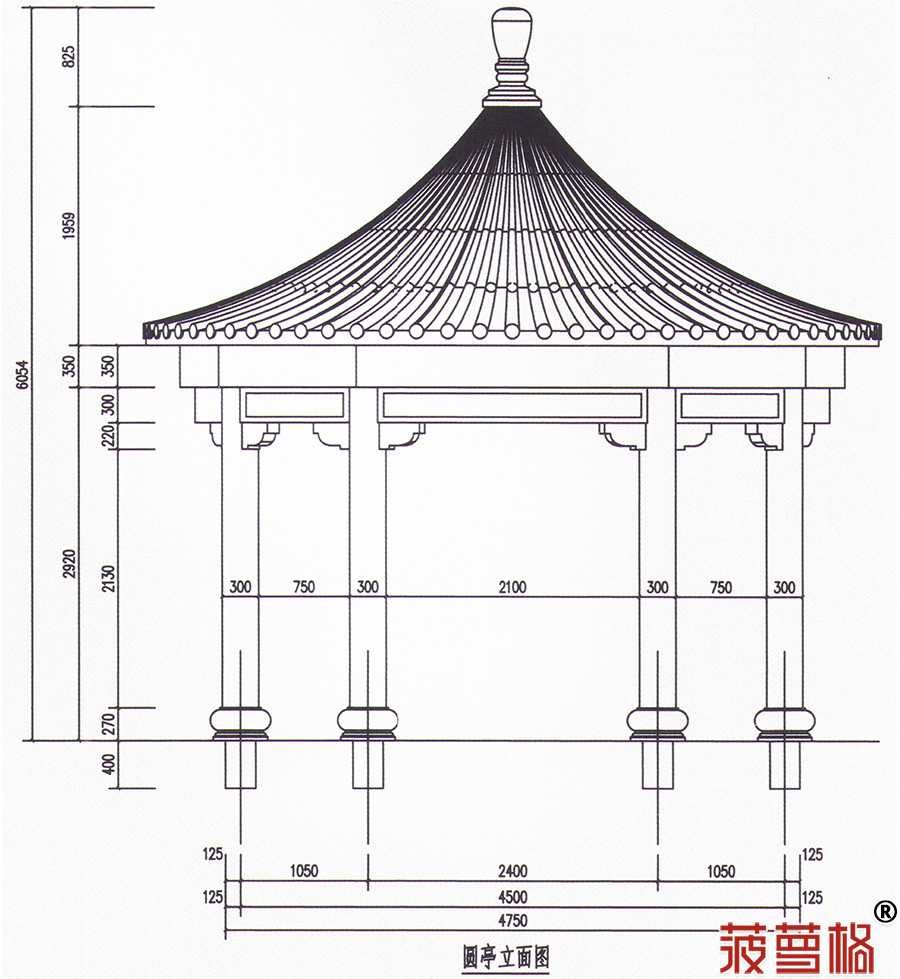 蘇式園林圓亭設(shè)計(jì)解析(圖5) 蘇式園林圓亭設(shè)計(jì)解析(圖5)